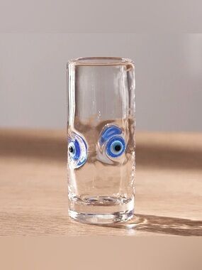 ANTHROPOLOGIE Icon Evil Eye Shot Glass